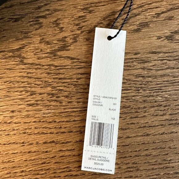 NWT! NEW! MARC JACOBS Tempo Baguette Shoulder Bag -Small Black, Leather, Women - Picture 7 of 13